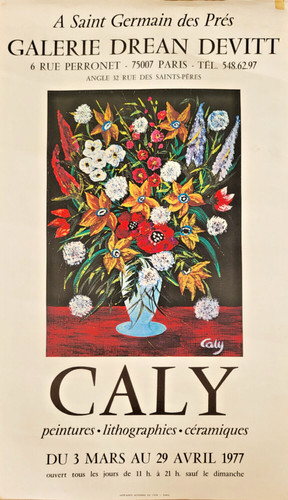 Caly poster originale mostra - -,