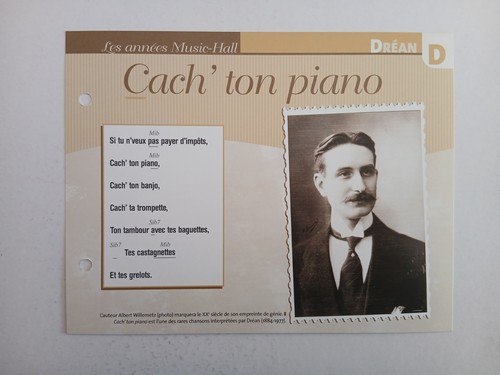 Carte fiche drean cach - -,