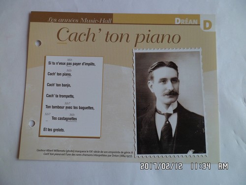 Carte fiche plaisir - fiche, chanter