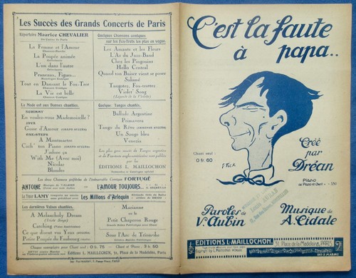 Dréan 1922 partition est - c'est, la